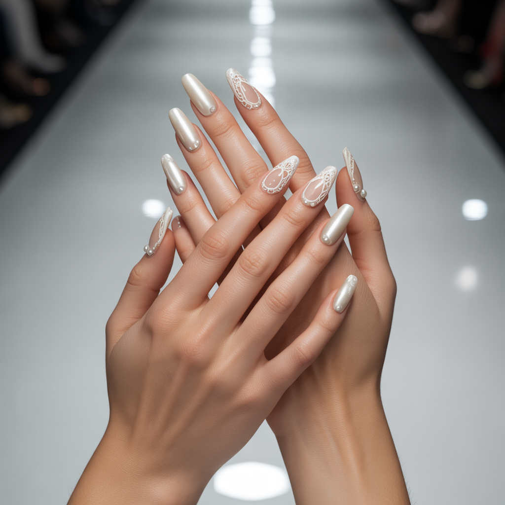 white nail styles