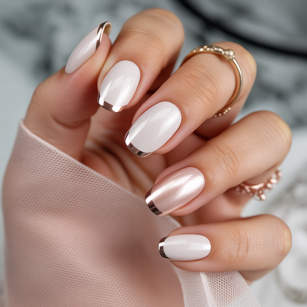 white nail styles