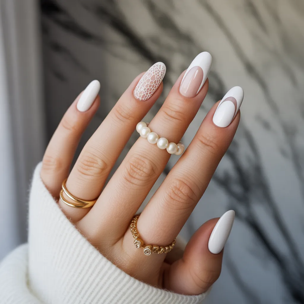 white nail styles