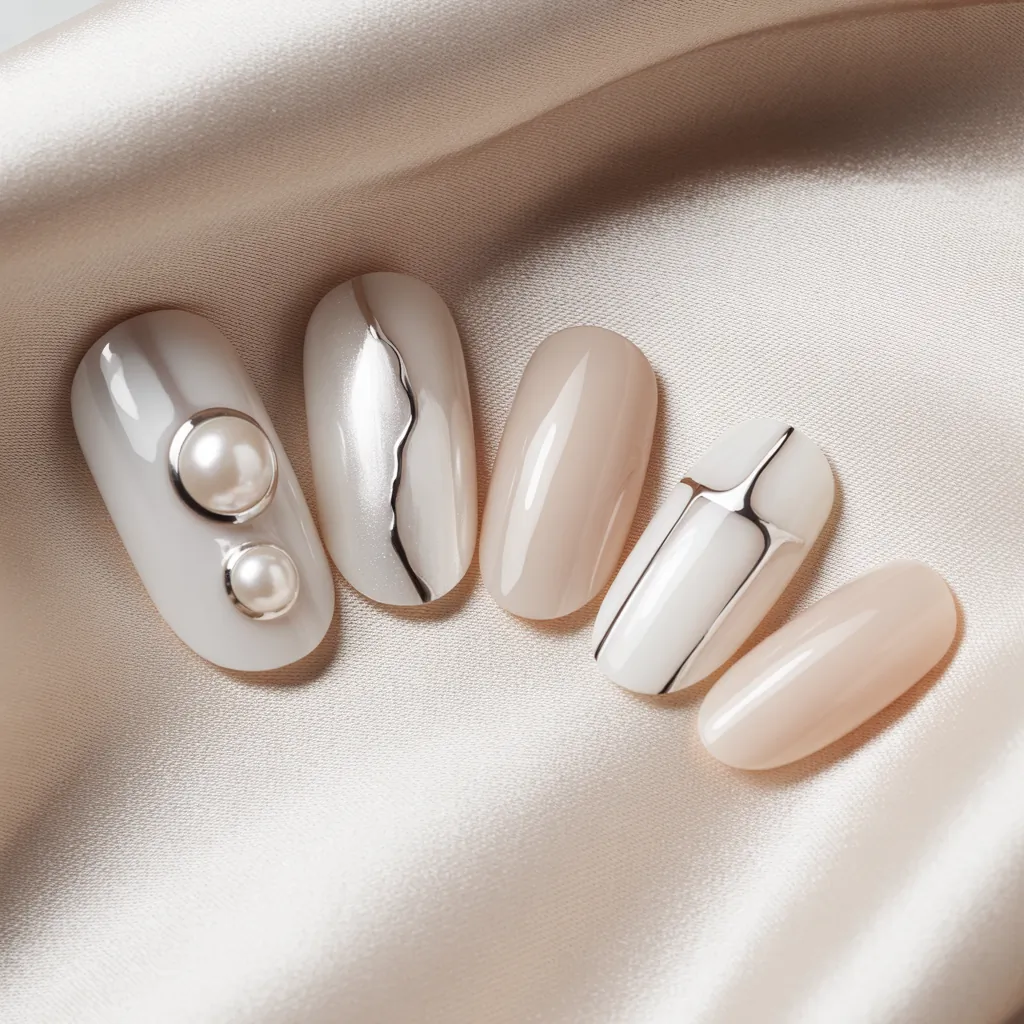 white nail styles