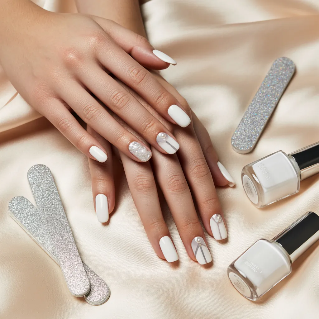 white nail styles