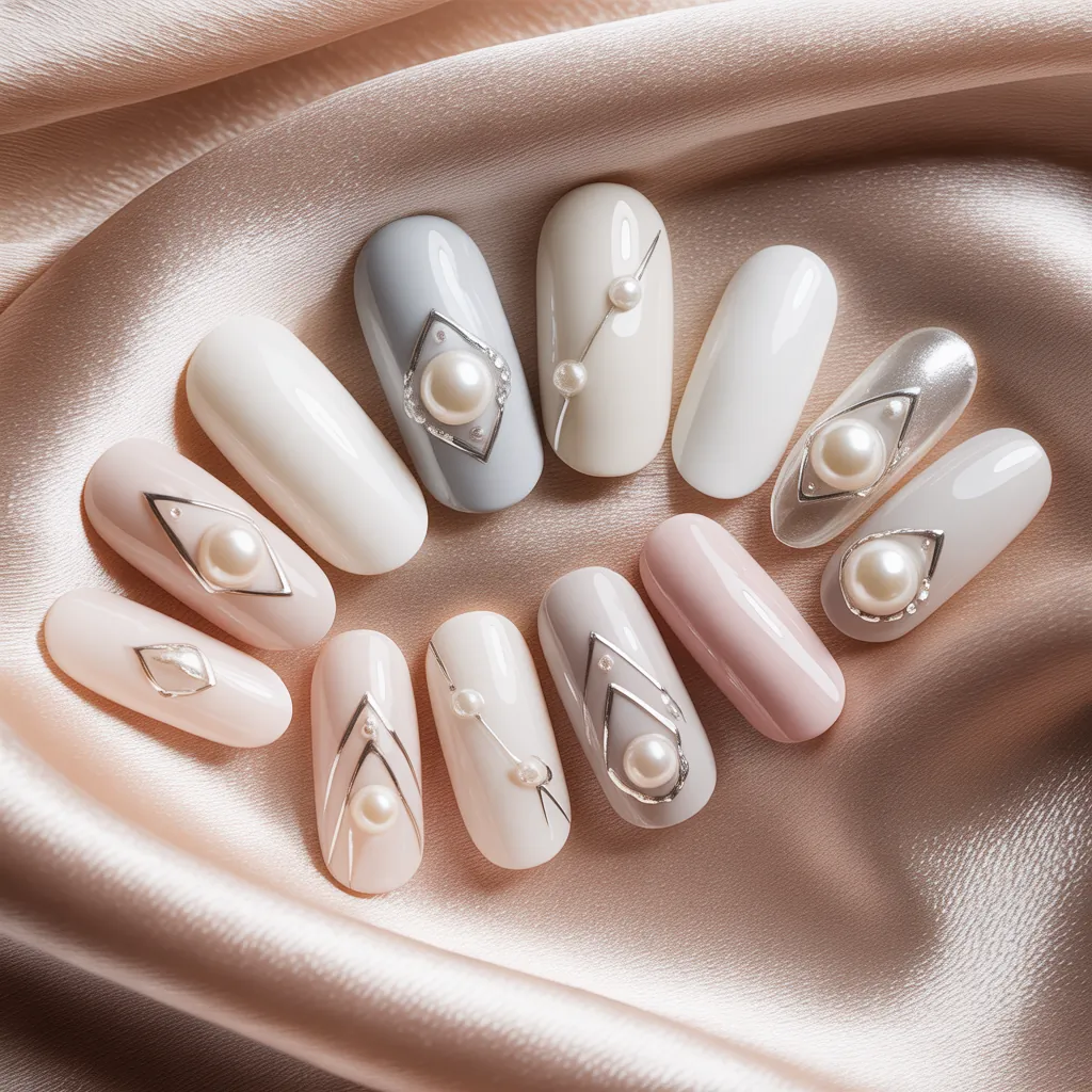 white nail styles