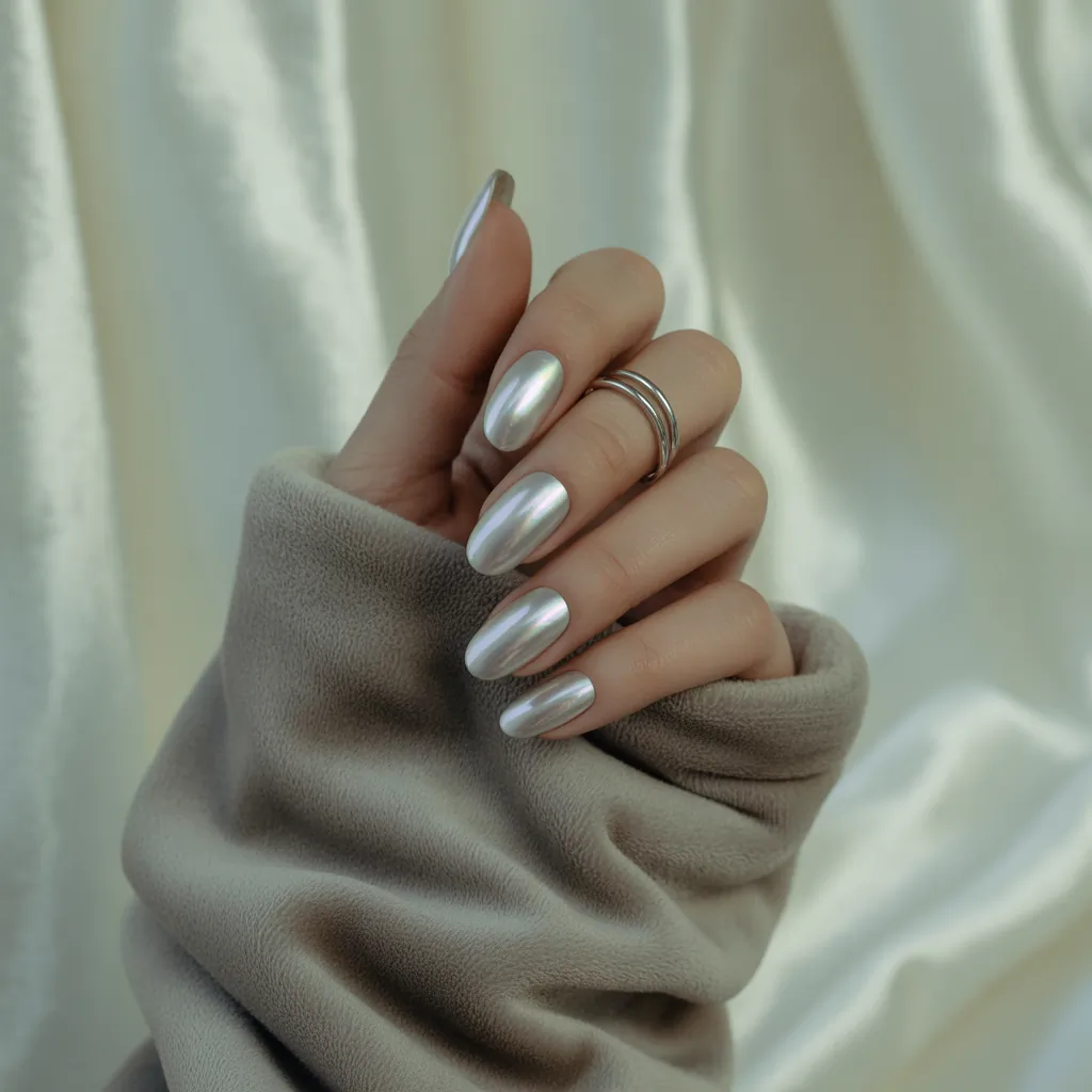 white nails