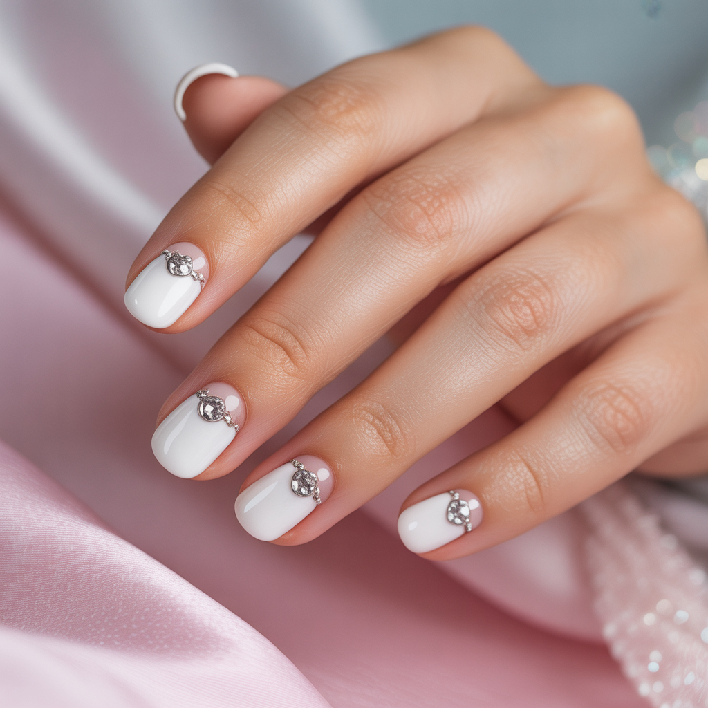 white nails