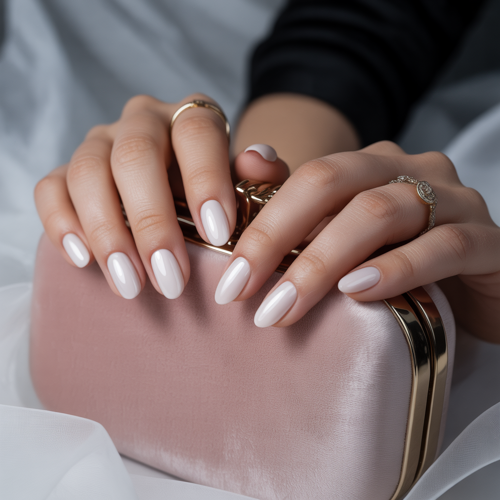 white nails