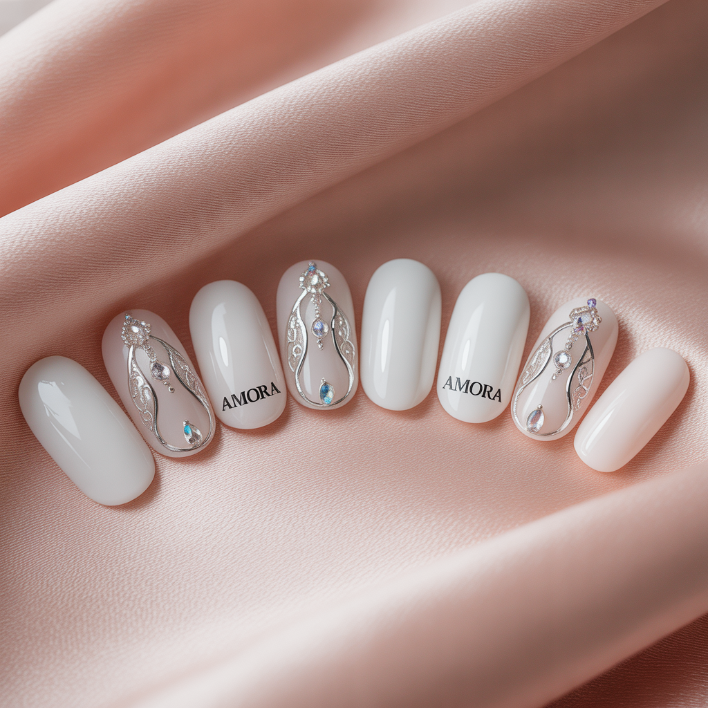 white nails