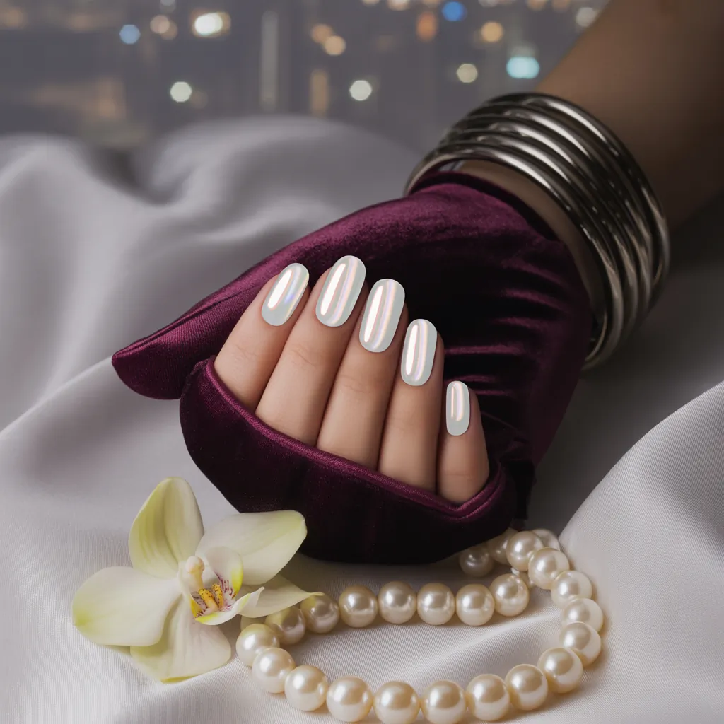 white nails