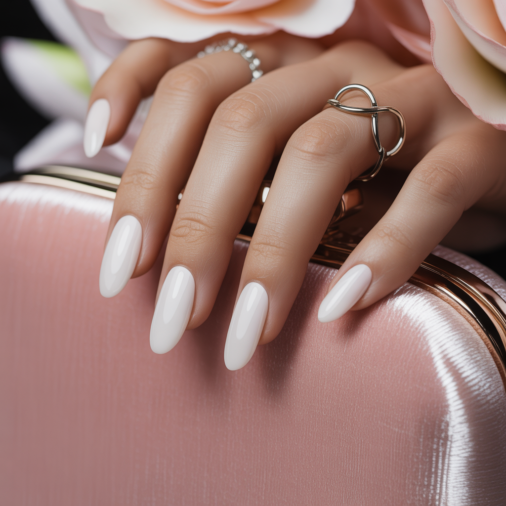 white nails