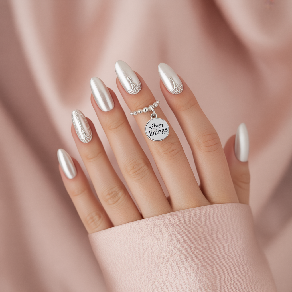 white nails