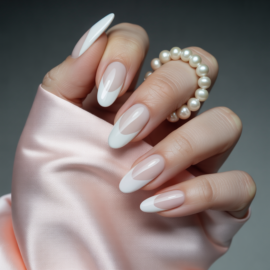 white nails