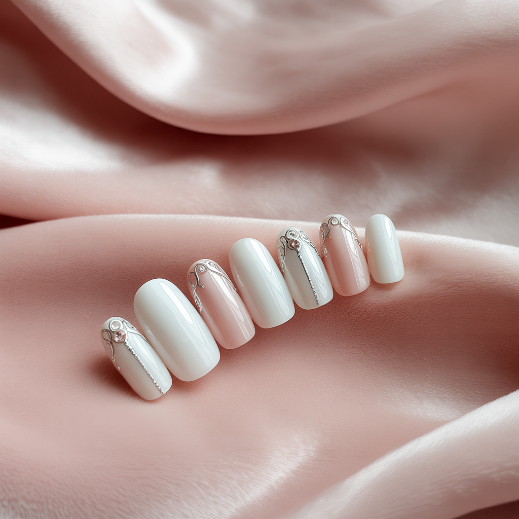 white nails