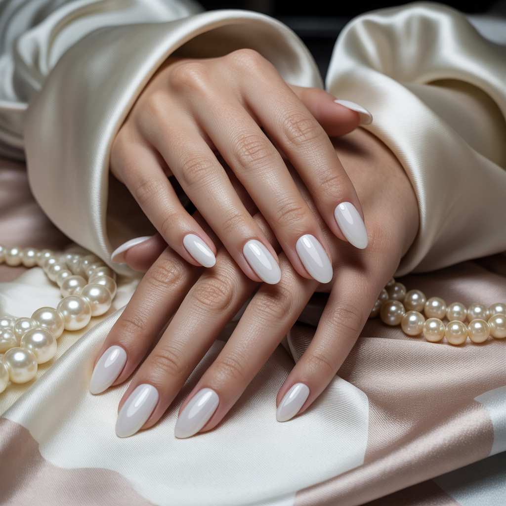 white nails