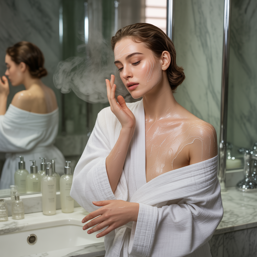 why is my skin dry after a shower