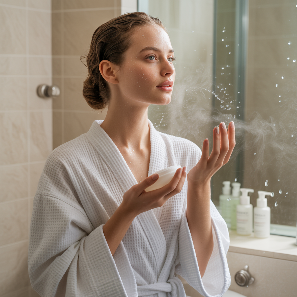 why is my skin dry after a shower