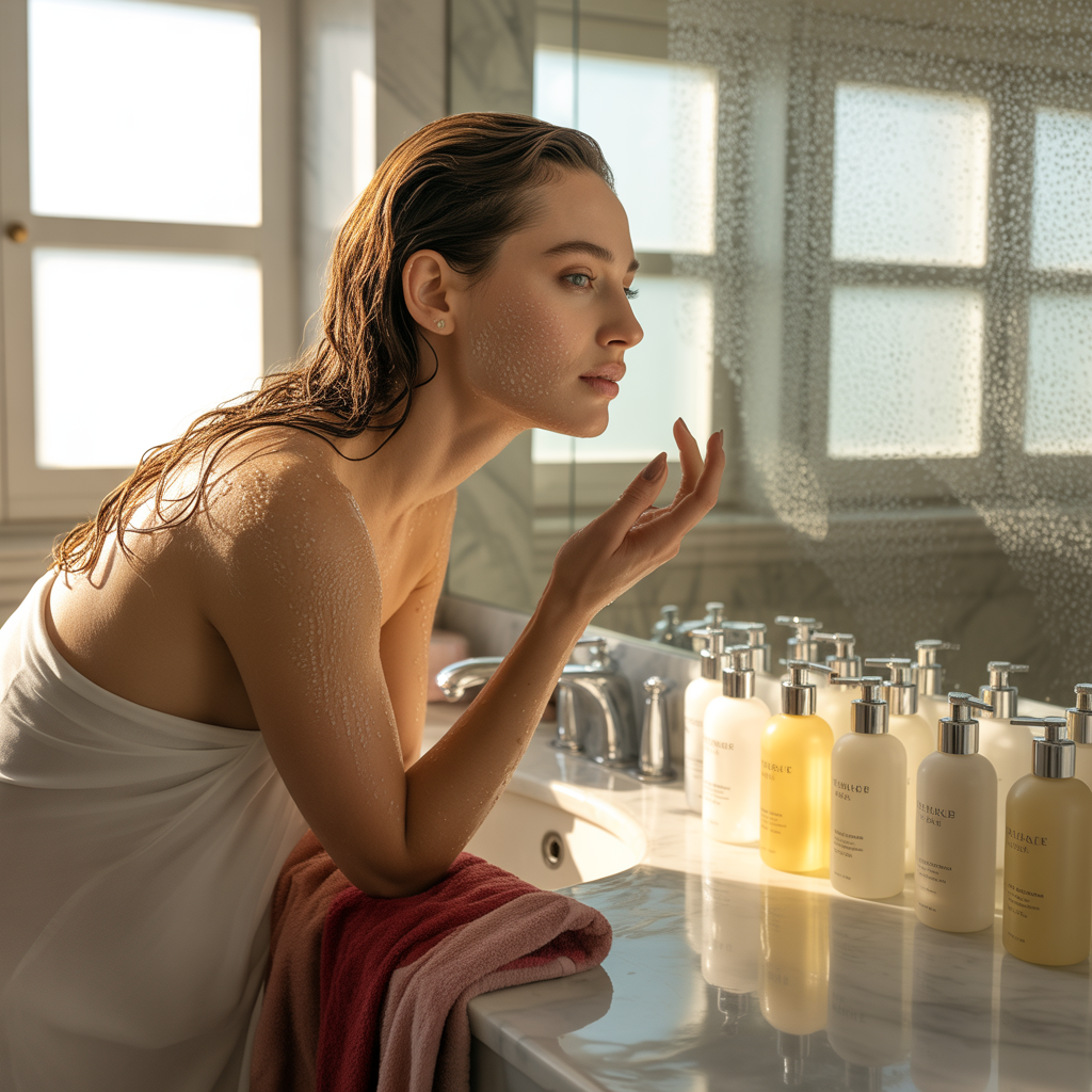 why is my skin dry after a shower