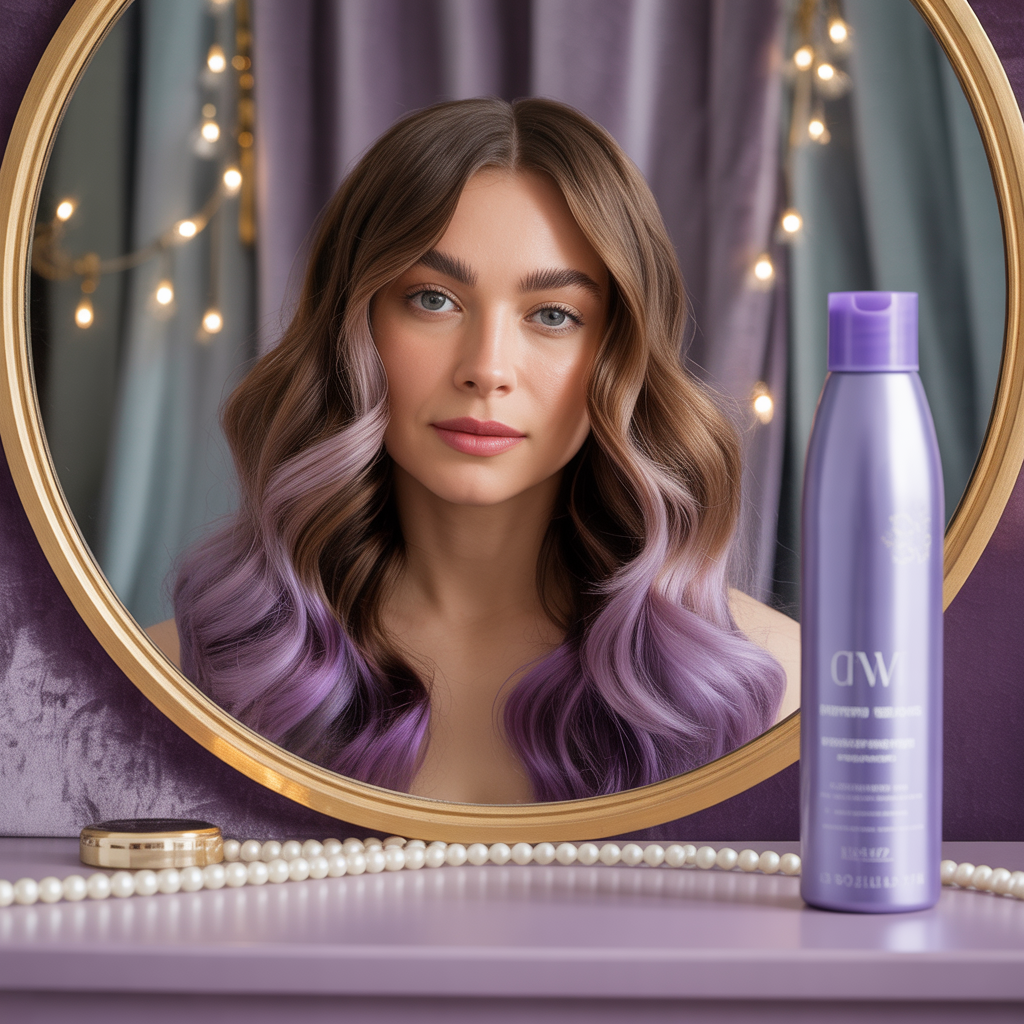 will purple shampoo lighten brown hair