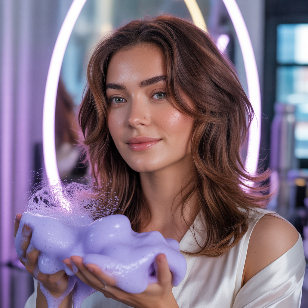 will purple shampoo lighten brown hair