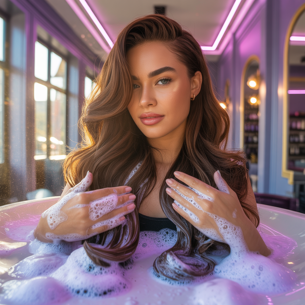 will purple shampoo lighten brown hair