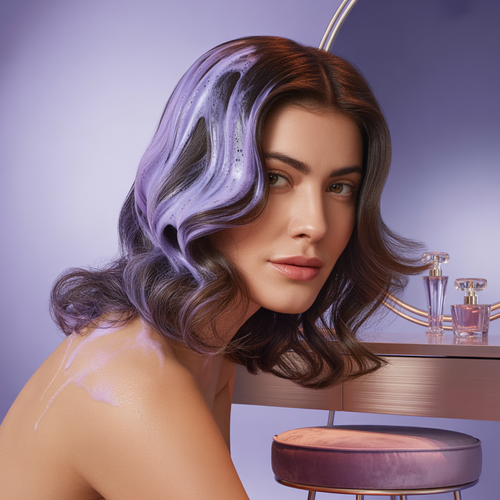 will purple shampoo lighten brown hair