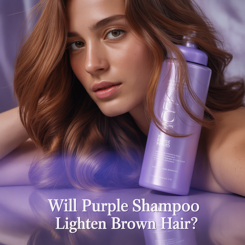 will purple shampoo lighten brown hair