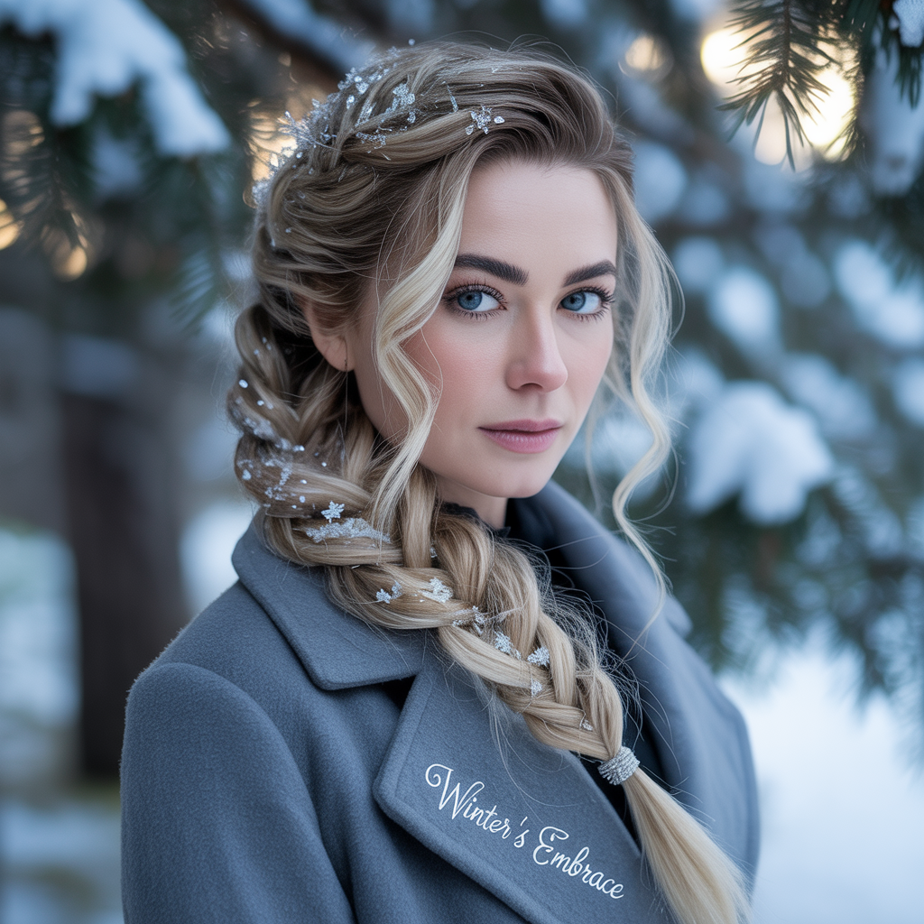 winter hair braid