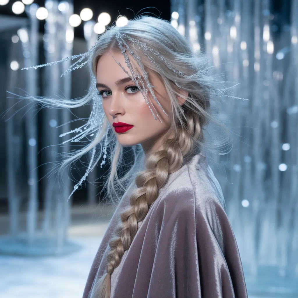 winter hair braid