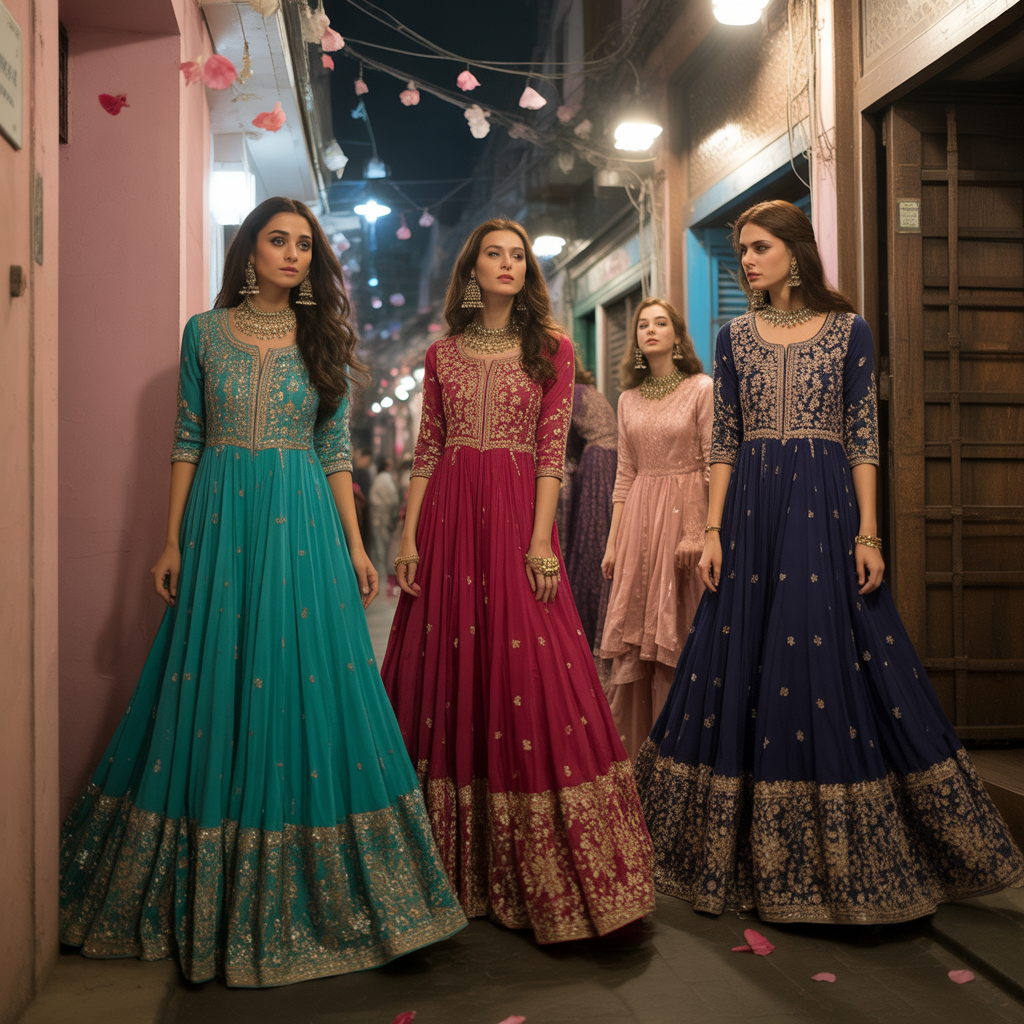 women anarkali dresses