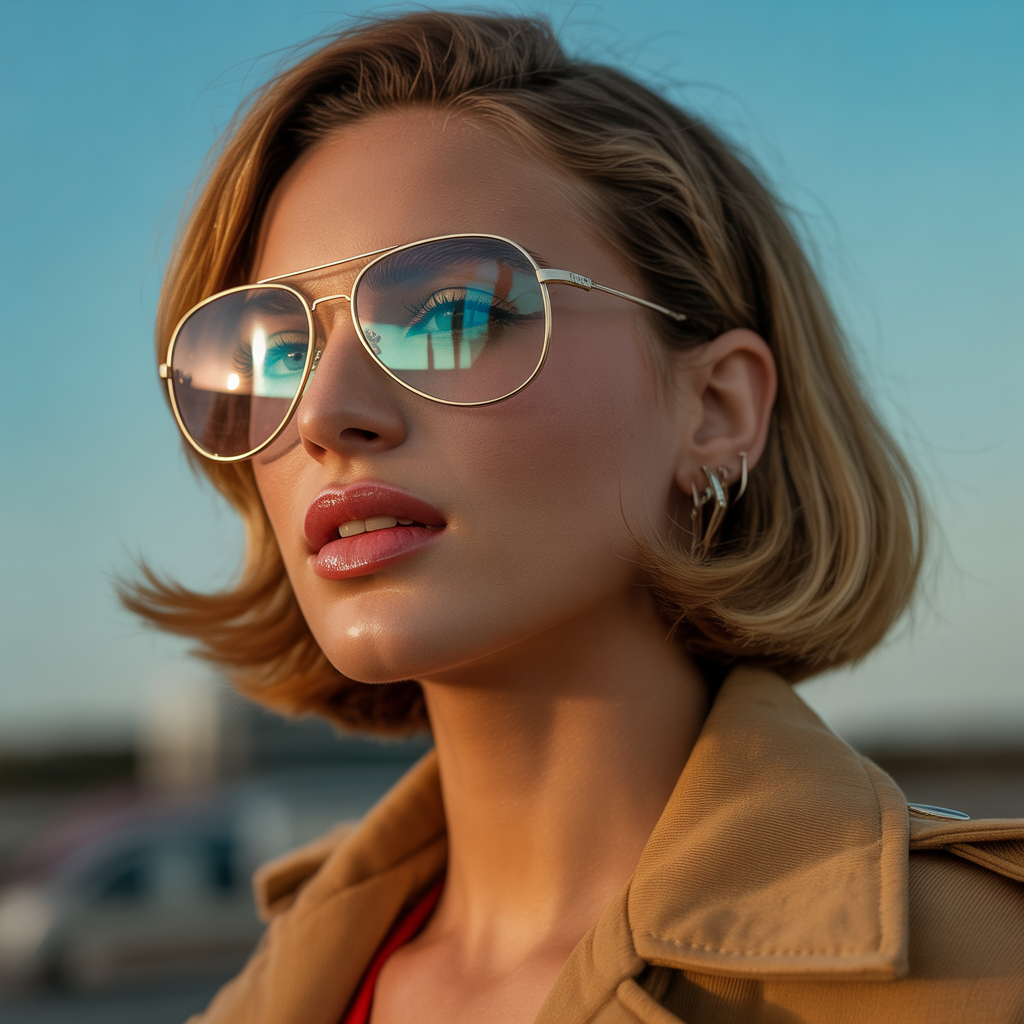 women aviator glasses