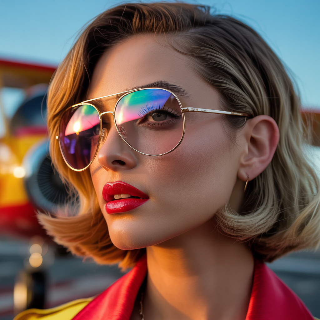 women aviator glasses