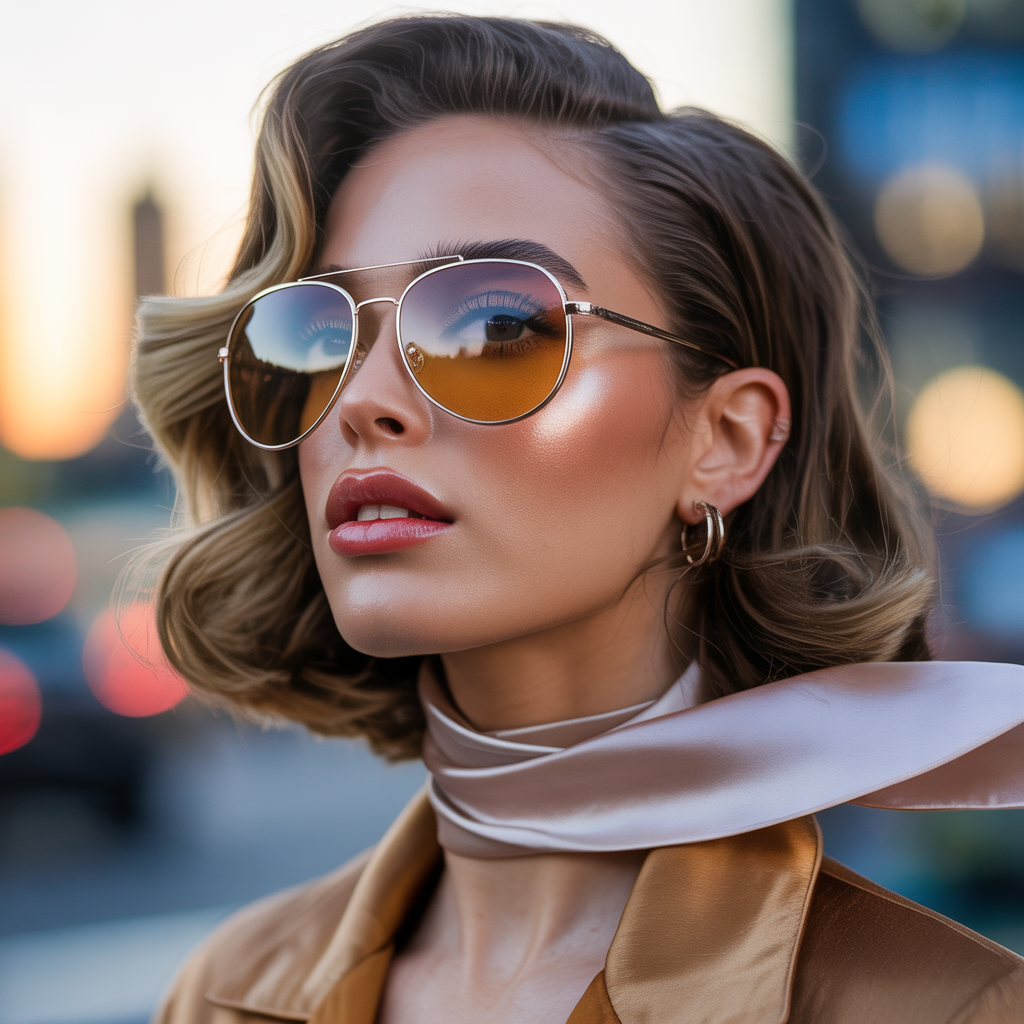 women aviator glasses