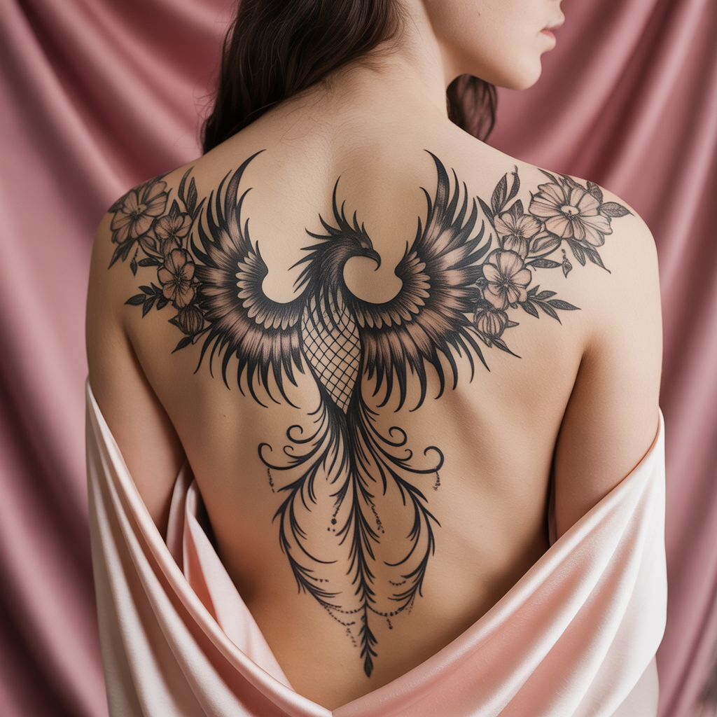 women back tattoos