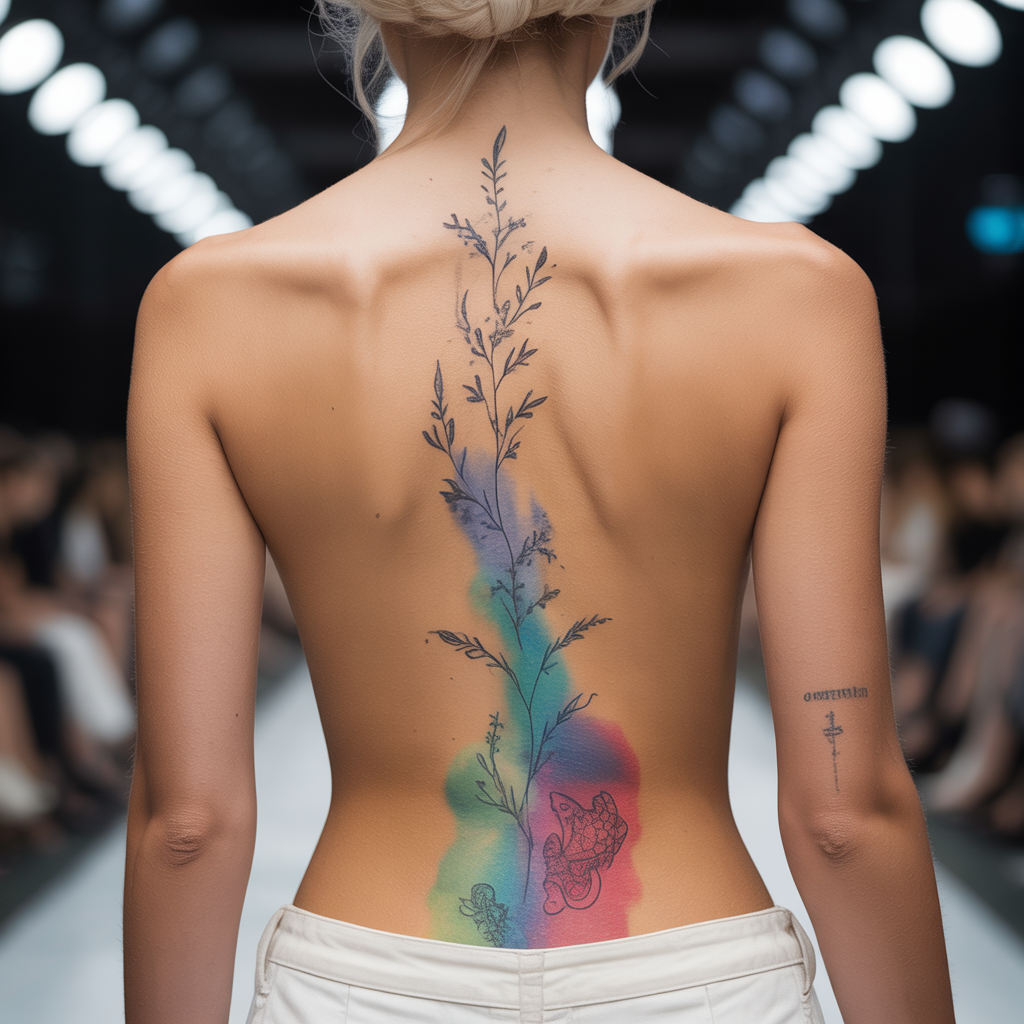 women back tattoos