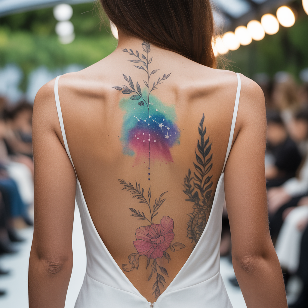 women back tattoos