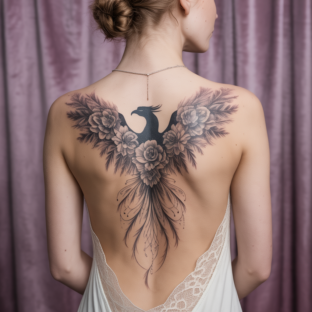 women back tattoos
