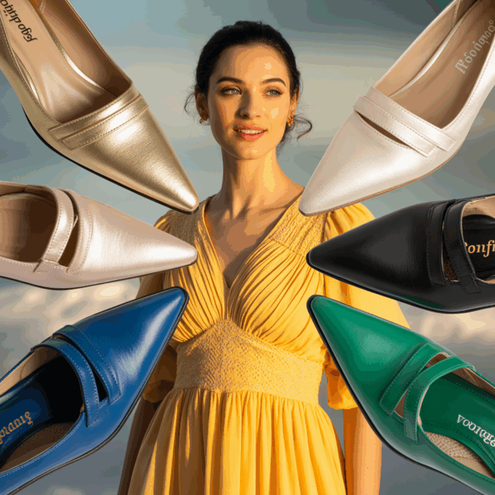 what-color-shoes-to-wear-with-a-yellow-dress-1