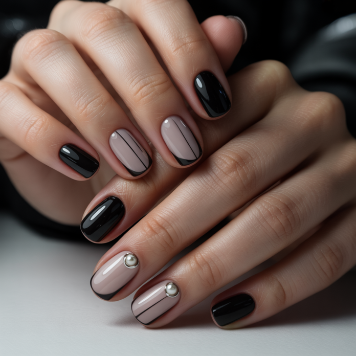 black-and-nude-nails-1