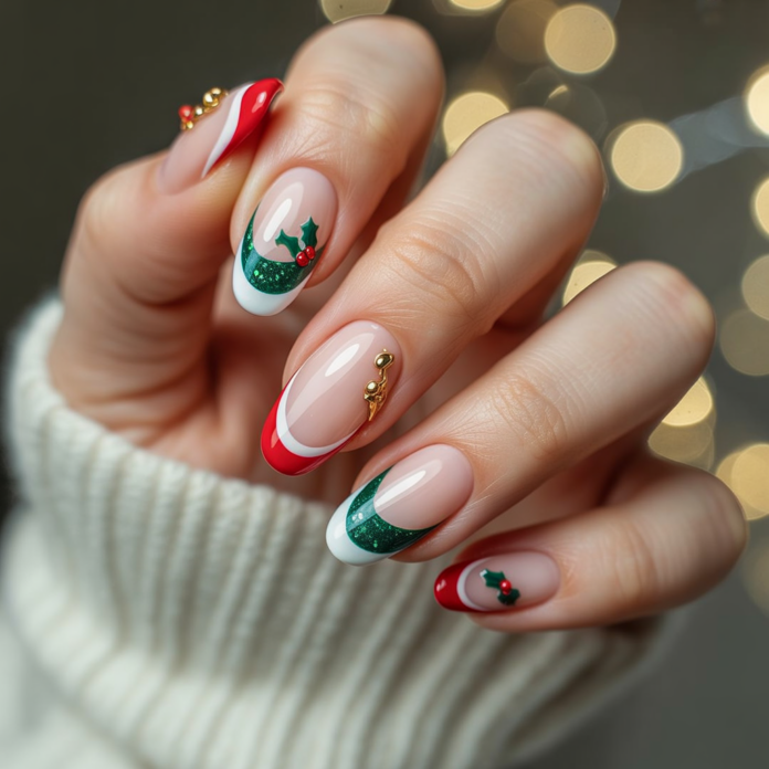 christmas-french-nails-1