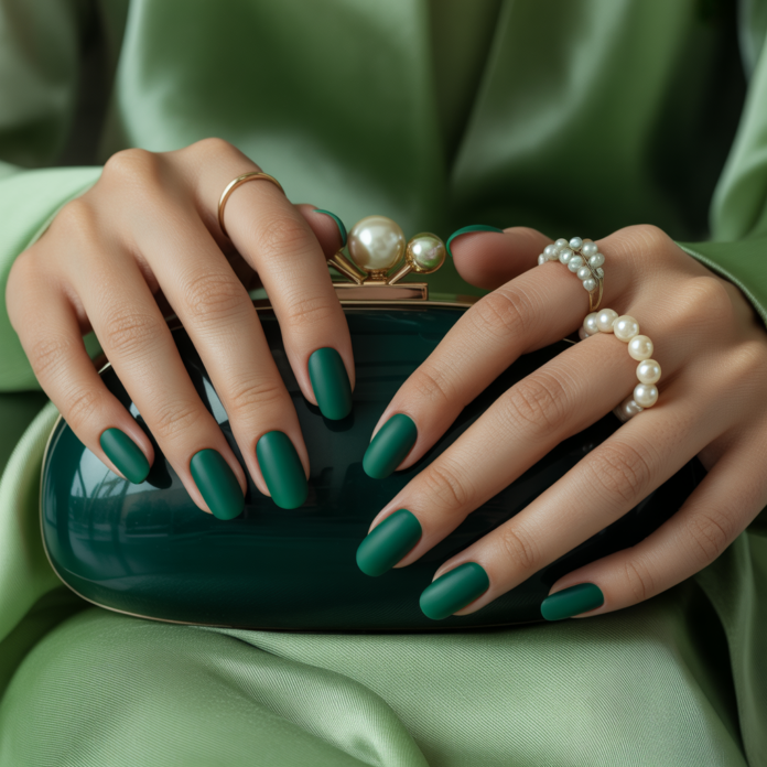 matte-green-nails-1