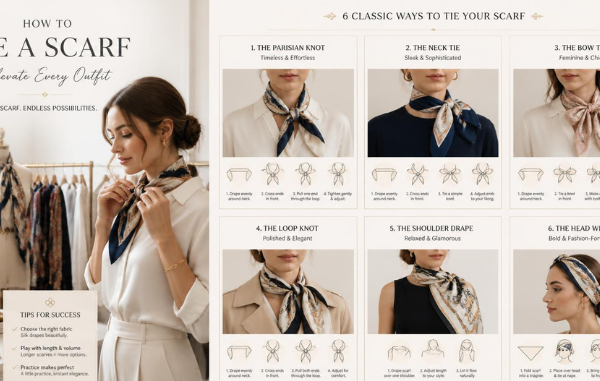 How to Tie a Scarf: 8 Easy Knots and Wraps for Polished Everyday Outfits