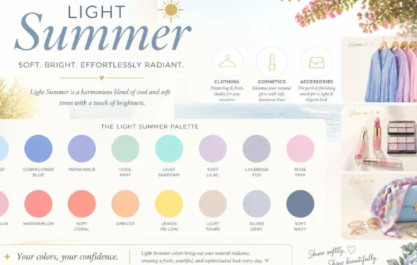 Light Summer Color Palette: Best Shades for Clothes, Makeup, and Jewelry