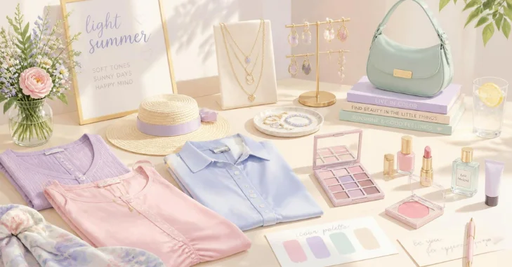 Light Summer Color Palette: Why This Palette Looks Soft Instead of Washed Out