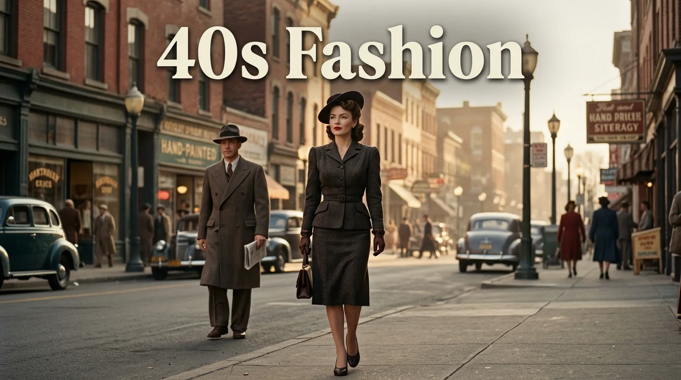 40s Fashion Made Simple: Modern Outfit Ideas for Work, Weekends, and Events — How to Create Stylish, Versatile Looks with Timeless Inspiration for Every Occasion