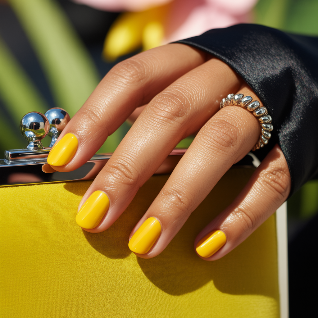 yellow nails