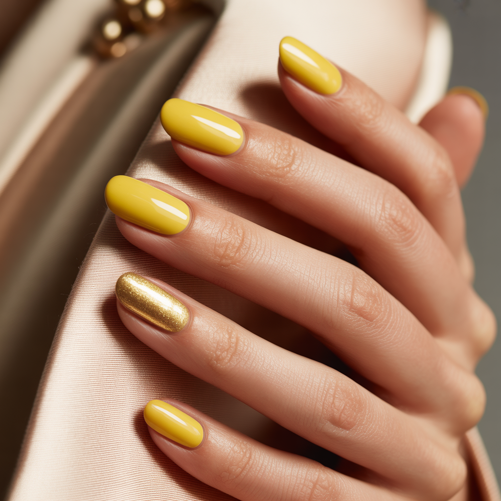 yellow nails