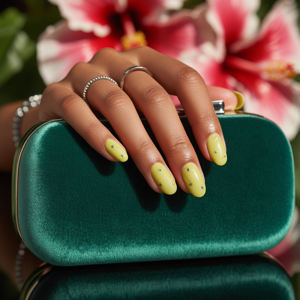 yellow nails