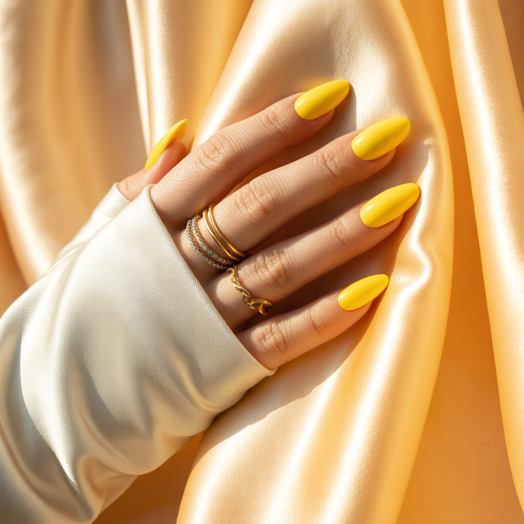 yellow nails