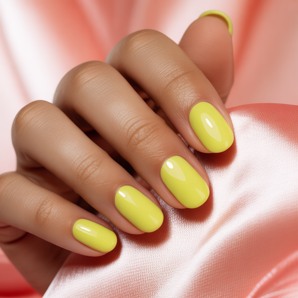 yellow nails